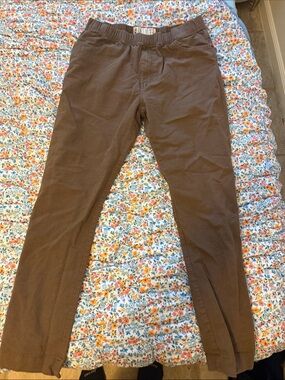 Men's Brown Corduroy Pants - Classic Straight Fit